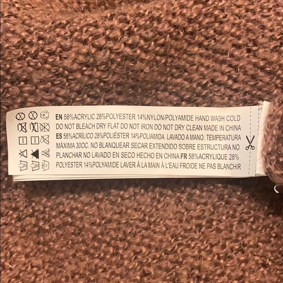 Rose/blush cardigan style sweater - Picture 5 of 5